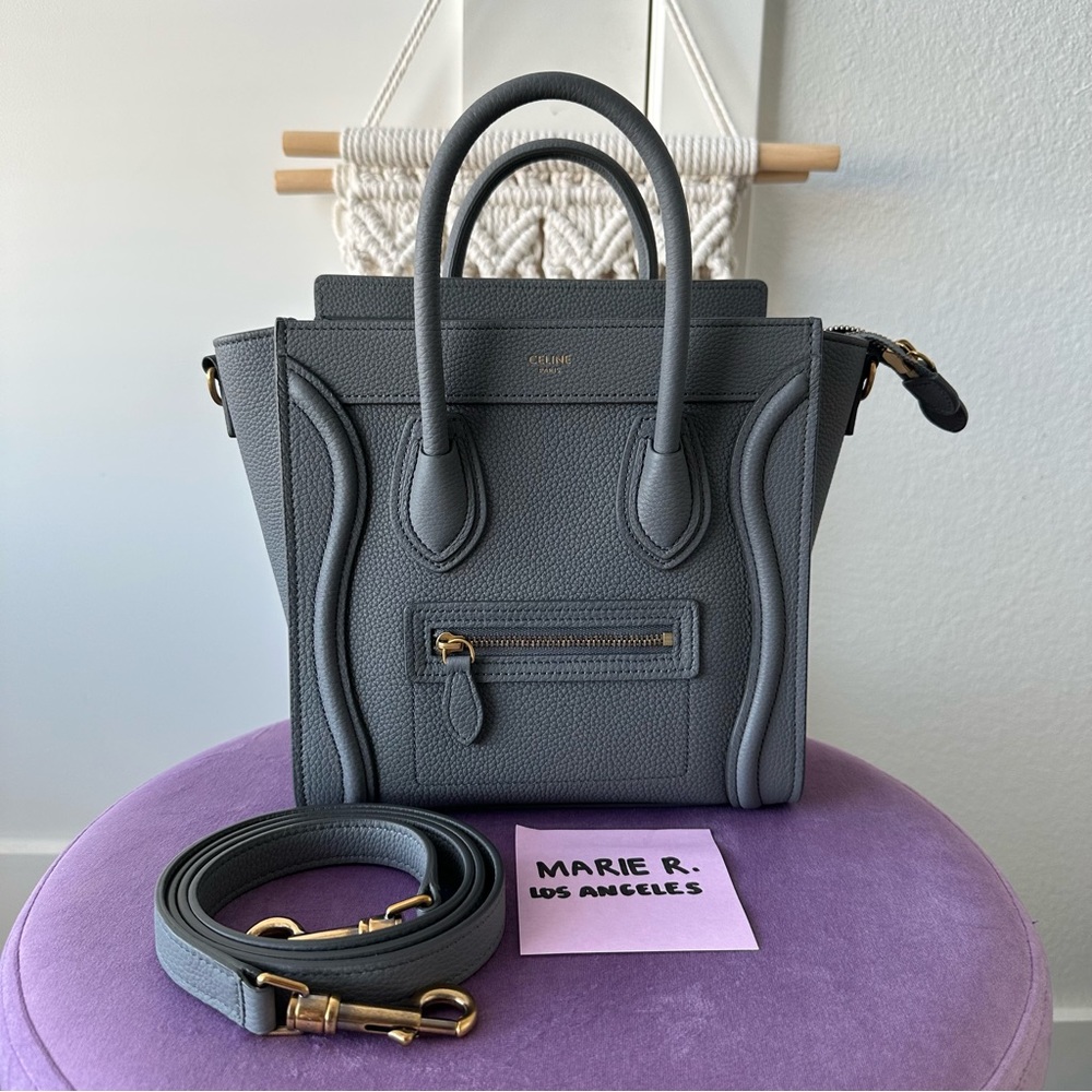 ❌SOLD❌ Celine Nano Luggage in Drummed Calfskin